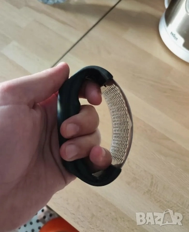   Ръчна преса за чесън от неръждаема стомана  , снимка 1