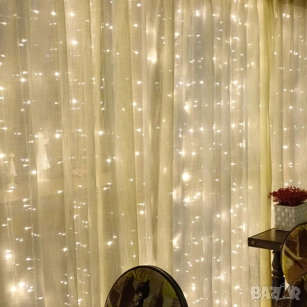 LED светеща завеса, снимка 1