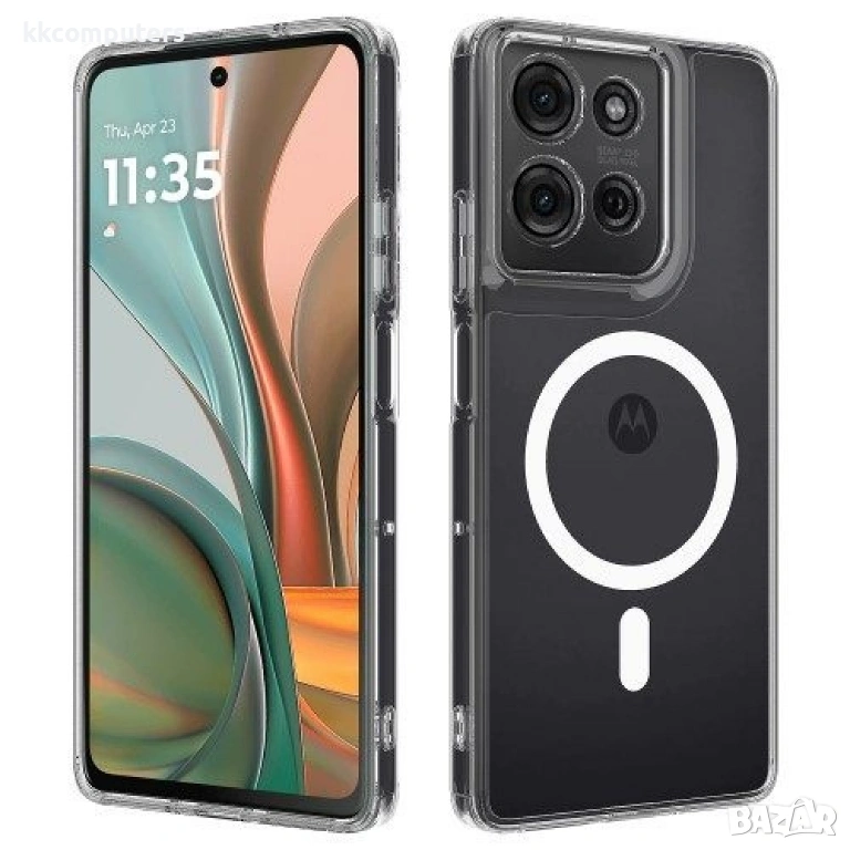 Motorola Moto G75 5G TPU + Acrylic / MagSafe Калъф и Протектор, снимка 1
