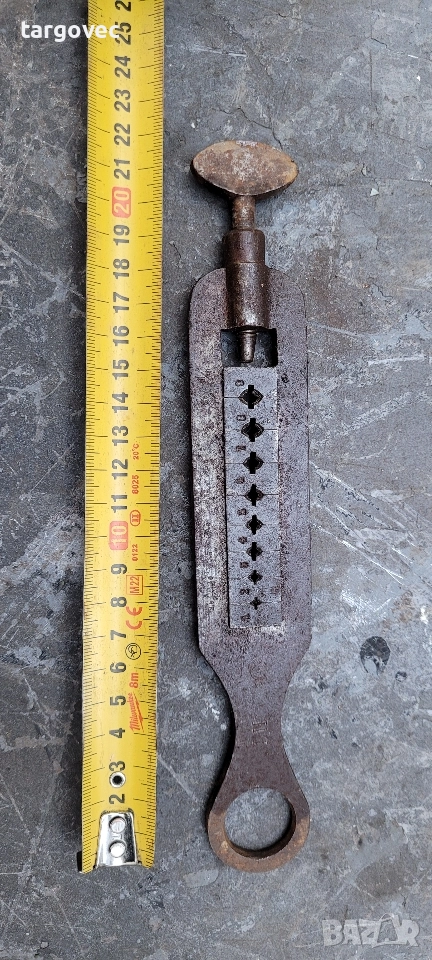 старинна флашка плашка за резби, снимка 1