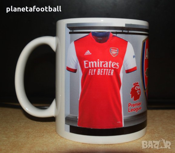 Фен Чаша на ARSENAL с име и номер сезон 2025/26!Футболна чаша на Арсенал Лондон!, снимка 1