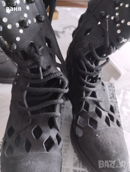 летни ботуши черни 41 номер, снимка 1
