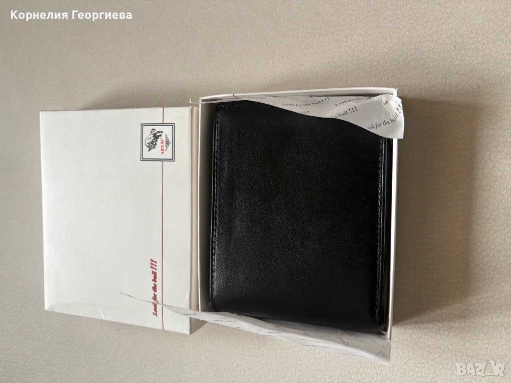 Нов кожен портфейл Art-93, снимка 1