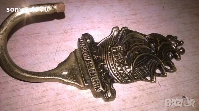 elizabethan galleon-12х5х4см-мед/месинг-внос франция, снимка 12 - Колекции - 26698013