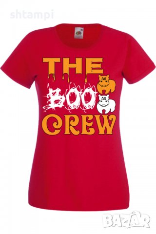 Дамска тениска The Boo Crew 2,Halloween,Хелоуин,Празник,Забавление,Изненада,Обичаи,, снимка 3 - Тениски - 38144187