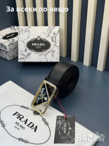 Prada Колан Естествена Кожа Прада - Налични Различни Цветове Код D2313, снимка 5 - Колани - 49592175