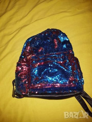 Раница синьо/розова