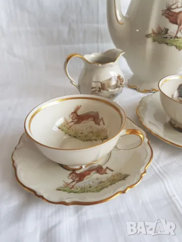 Порцеланов сервиз за кафе и чай BAVARIA Германия, снимка 2 - Колекции - 47739472