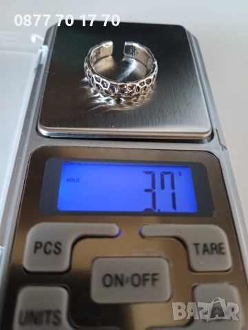 Сребърен пръстен-халка 925 чистота на пробата