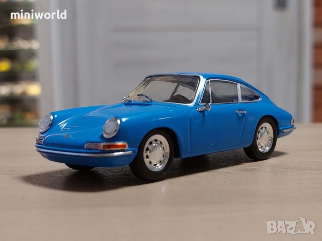 Porsche 901 1964 - мащаб 1:43 на Atlas моделът е нов в PVC дисплей-кейс