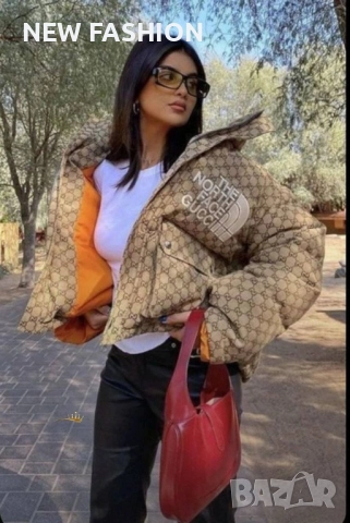 Дамско Зимно Яке - лого Бродирано ✨ Gucci , снимка 12 - Якета - 51856961