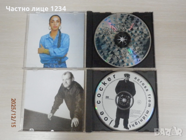 Boney M - Sade - Joe Cocker - Eros Ramazzotti, снимка 4 - CD дискове - 37806541