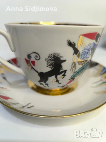 Руски порцелан ЛФЗ , снимка 7 - Чаши - 49169944