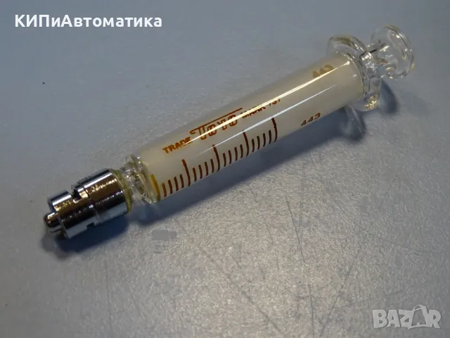 стъклена спринцовка TSFJ TOYO 2CC Hard Glass Syringe Barrel 2ml, снимка 2 - Лаборатория - 49282709