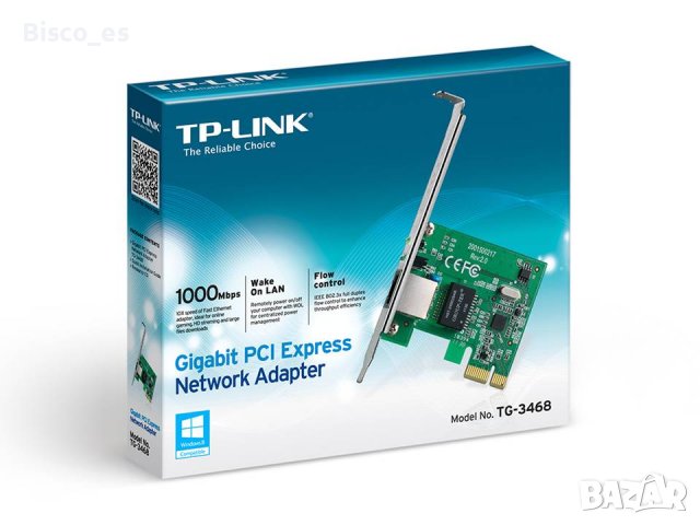 Мрежови адаптер TP-Link TG-3468 1000 Mbs, PCI-E x1