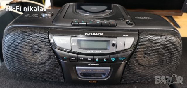 FM стерео радио касетофон CD player SHARP QT-CD170
