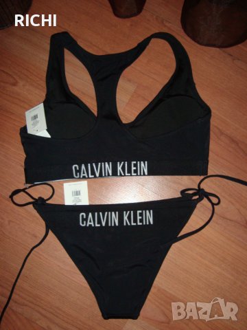 CALVIN KLEIN – Бански комплект черен тип бюстие, снимка 3 - Бански костюми - 36727632