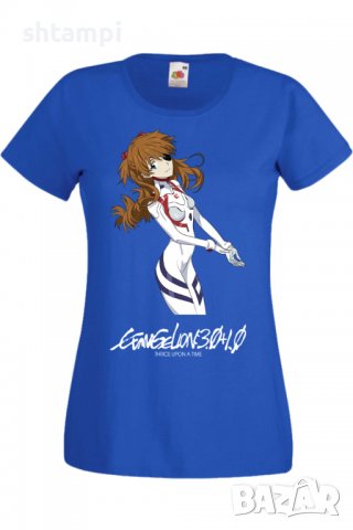 Дамска тениска Аниме Манга Evangelion Asuka Langley Soryu,Анимация,игра,Празник,Повод., снимка 5 - Тениски - 38059286