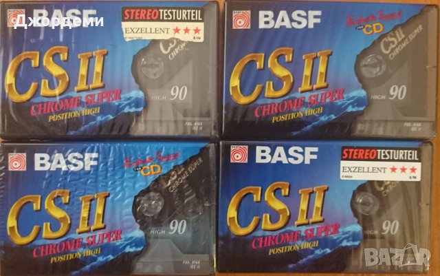 Аудио касети /аудио касета/ BASF CS II Chrome Super 90 min, снимка 1 - Аудио касети - 36688163