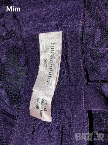 hunkemoller 85 E Лилав дантелен сутиен , снимка 5 - Бельо - 42967779