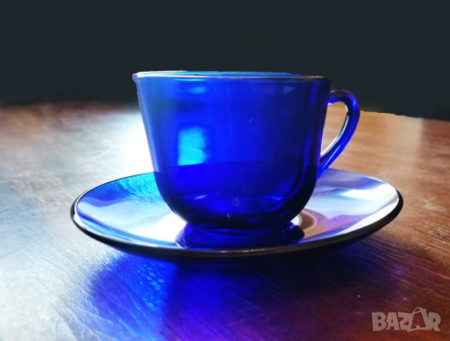 Сервиз за кафе - ARCOROC COBALT BLUE, снимка 3 - Сервизи - 39533582