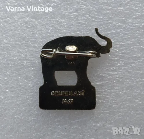 Значка слонче Calsberg. Grundlagt 1847, снимка 4 - Колекции - 48596215