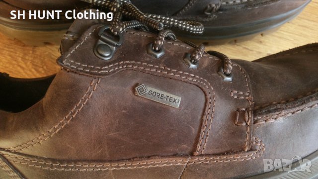 ECCO RUGGED TRACK GORE-TEX Leather Shoes размер EUR 42 естествена кожа водонепромокаеми - 512, снимка 6 - Ежедневни обувки - 43718784