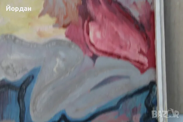 Стара маслена картина, снимка 3 - Картини - 48103157