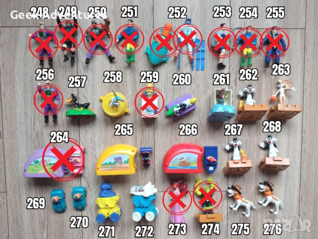McDonalds Toys / Макдоналдс Играчки от 90те Винтидж Колекционерски, снимка 9 - Колекции - 46745216