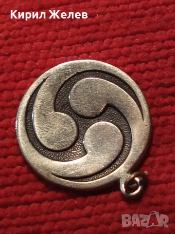 СТАР СТИЛЕН РЯДЪК СРЕБЪРЕН МЕДАЛЬОН ВИСОКА ПРОБА ЛАКИРАНО СРЕБРО РЪЧНА РАБОТА АРТ ПЕНДАНТ 45705, снимка 12 - Антикварни и старинни предмети - 46235028