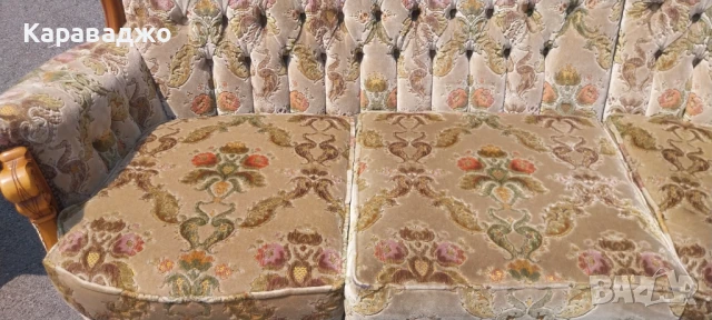Голяма Холна Гарнитура Рококо, снимка 10 - Дивани и мека мебел - 50720610