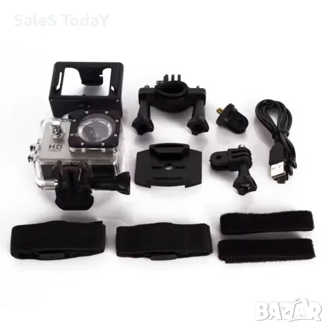 Камера спортна, LCD екран, водоустойчива, снимка 5 - Камери - 50091471