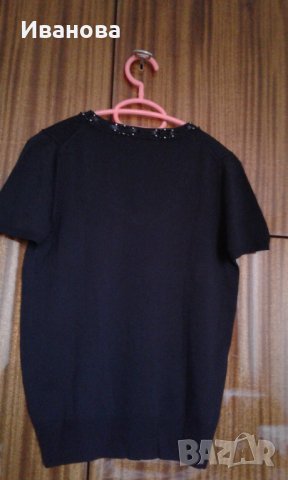 Малка черна блузка, снимка 7 - Тениски - 34633782