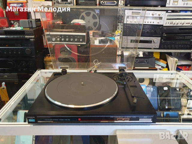 💽📻📀🎶 Грамофон SANYO TP 477 В отлично техническо и визуално състояние., снимка 6 - Грамофони - 37806406