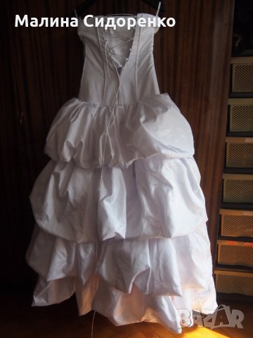 Булчинска рокля, тафта, снимка 10 - Рокли - 28635128