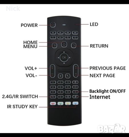 Magic remote за Android TV, снимка 2 - Дистанционни - 43120020