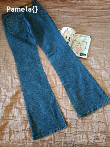 Дънки с широк крачол, снимка 2 - Дънки - 39210903