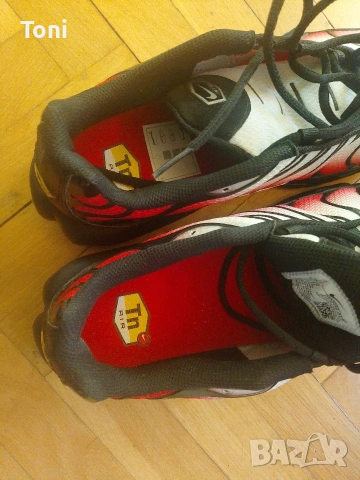 Nike Air Max Plus Black Red 44 чисто нов Nike TN Air Max Plus Black Fiery Red 369лева в магазин, снимка 6 - Маратонки - 53449414