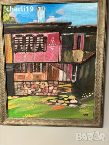 Рамкирана картина Г. Витанов, снимка 3 - Картини - 43641872