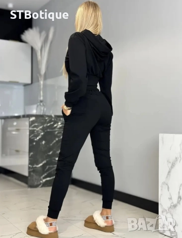 🌟 Дамски Ежедневен Комплект Суитшърт с Джогър – SSTBoutique 🌟, снимка 3 - Спортни екипи - 51940965