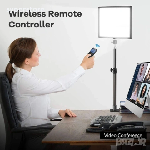 Професионална LED лампа Digital One SP01147 PL-260, 11", за видео заснемани и за студийно осветление