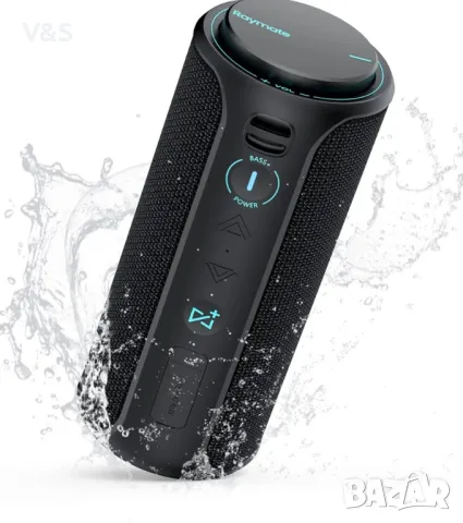 Bluetooth колонка Raymate s7, страхотно свиреща, IPX7 водоустойчив високого, снимка 2 - Тонколони - 47516334