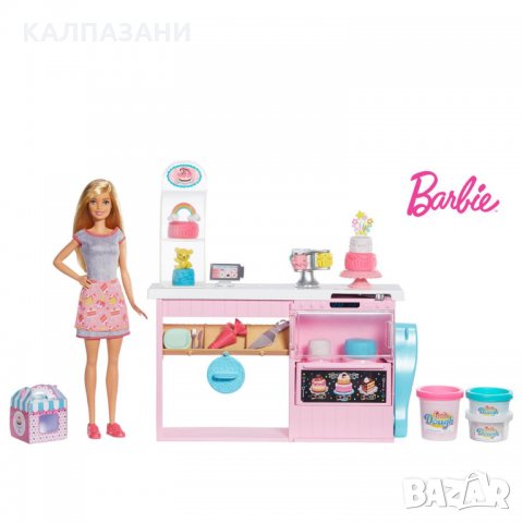 BARBIE COOKING & BAKING Комплект кукла с пекарна GFP59, снимка 2 - Кукли - 35025964