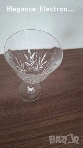 Кристална чаша 1бр  20см, снимка 2 - Чаши - 50190298