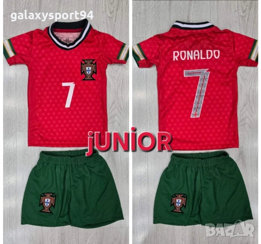 Бебешки Детски Екипи Роналдо Ямал Мбапе от 1 до 16г, Комплект Бебе , снимка 3 - Футбол - 51436123