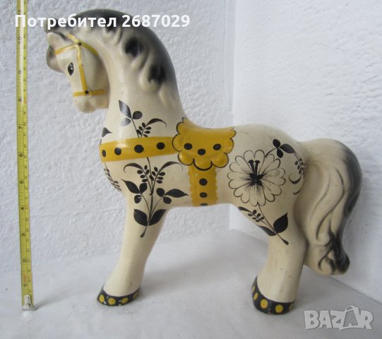 Красив Бял кон антика и  Зебра магаре метал - солница, дизайнер дизайн, снимка 5 - Гоблени - 28975157