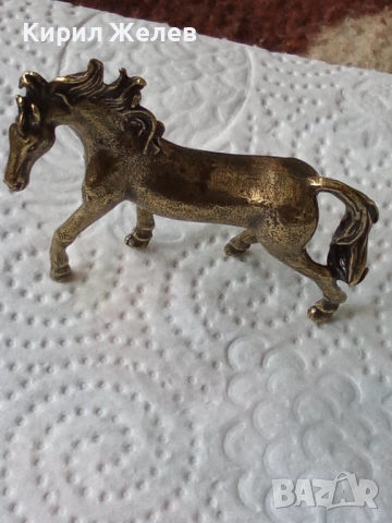 Бронзова фигурка на кон 47790, снимка 8 - Антикварни и старинни предмети - 52730598