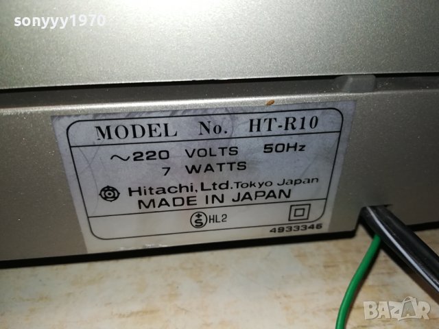 HITACHI MADE IN JAPAN 0512231221, снимка 4 - Грамофони - 43282384