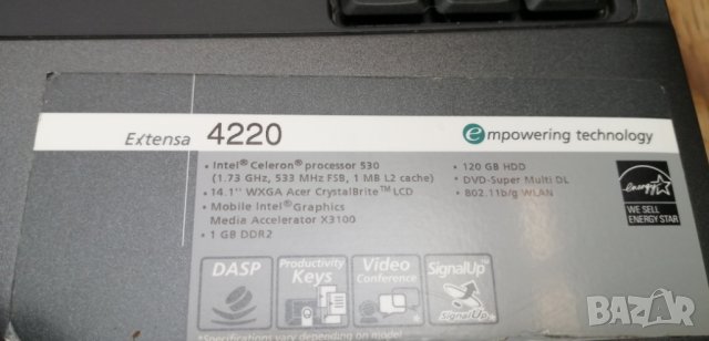 Лаптоп Acer, снимка 3 - Части за лаптопи - 27944053