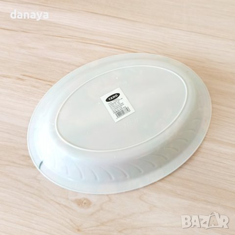 3220 Овален коледен поднос за сервиране, 27x19cm, снимка 4 - Прибори за хранене, готвене и сервиране - 38590458